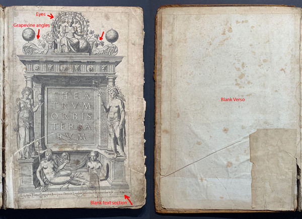 51-Title Pages Map By Abraham Ortelius