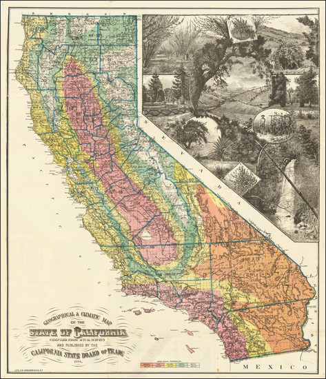 79-California Map By H.S. Crocker & Co.