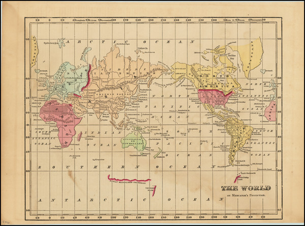 38-World Map By Charles Morse