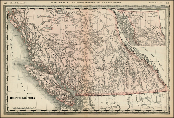 92-Canada Map By Rand McNally & Company