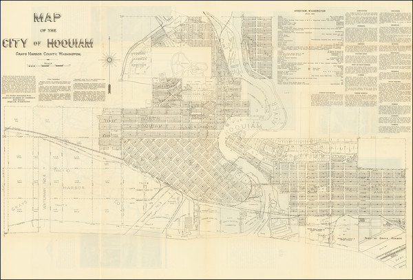 45-Washington Map By Hoquiam Chamber of Commerce