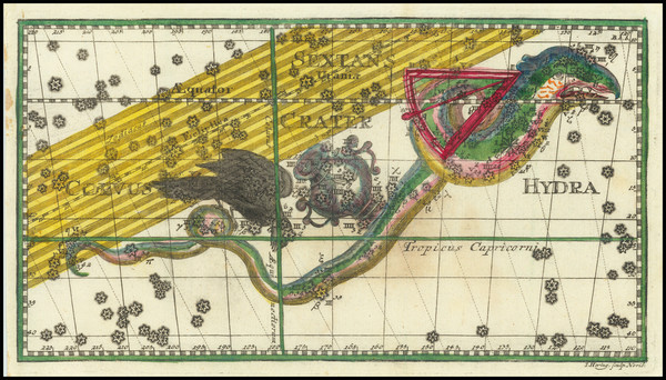 89-Celestial Maps Map By Corbinianus Thomas