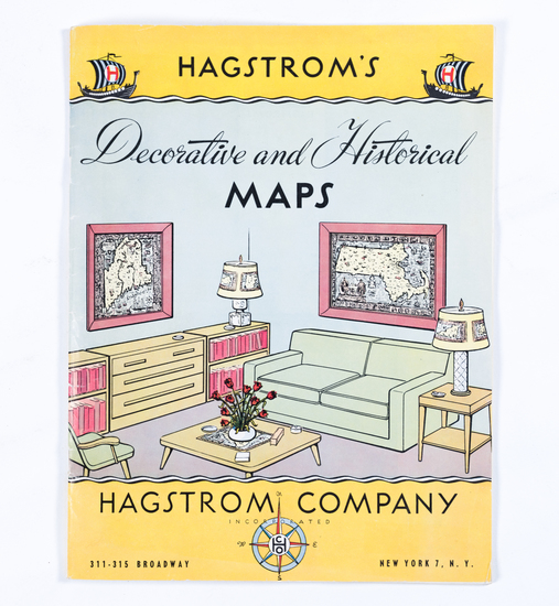 31-Pictorial Maps and Atlases Map By Hagstrom Company Inc.