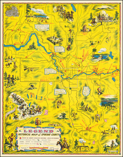 39-Washington and Pictorial Maps Map By Carl Kragelund