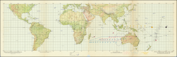 99-World and Space Exploration Map By NASA