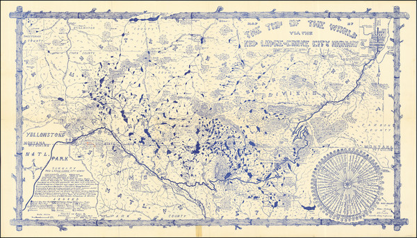 64-Montana Map By Dominick Michael Marino