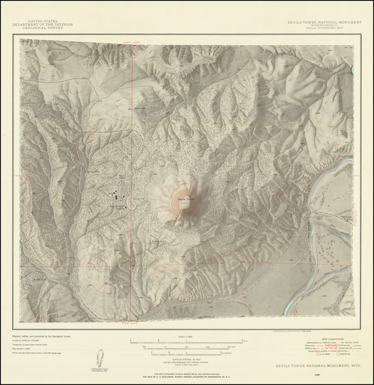 12-Wyoming Map By U.S. Department of the Interior Geological Survey