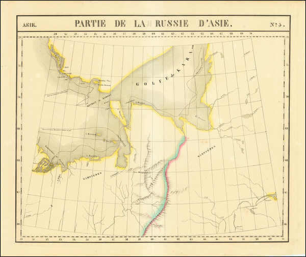 7-Russia in Asia Map By Philippe Marie Vandermaelen