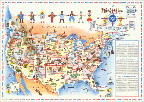 99-United States Map By Mary Ronin