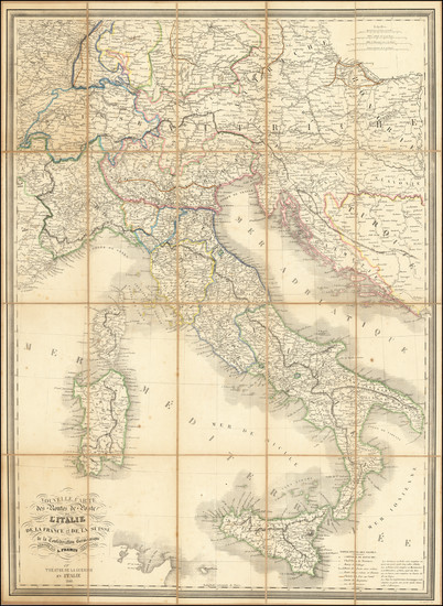 38-Balkans and Italy Map By A.R. Fremin