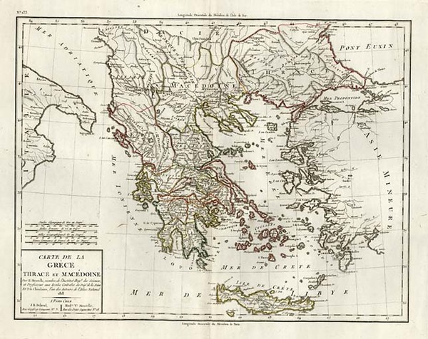 85-Europe, Asia, Turkey & Asia Minor, Balearic Islands and Greece Map By J.B. Delaval