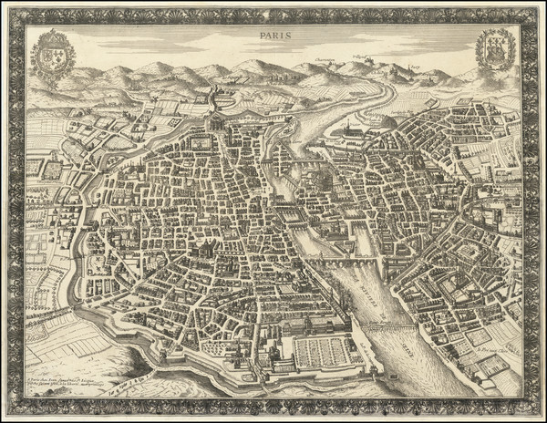 65-Paris and Île-de-France Map By Jean Sauve