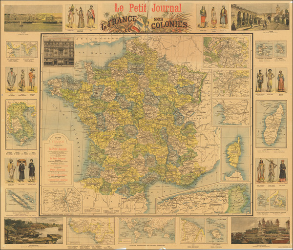 59-France Map By A. Guibal