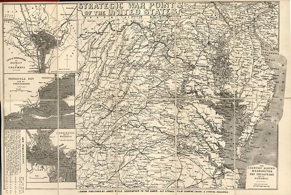 82-Mid-Atlantic and Southeast Map By James Wyld