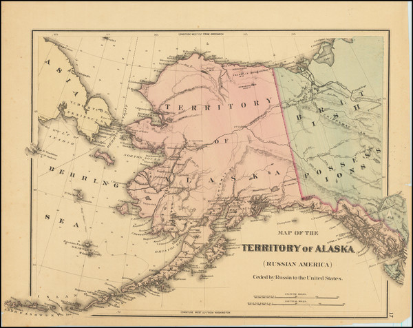 45-Alaska Map By O.W. Gray