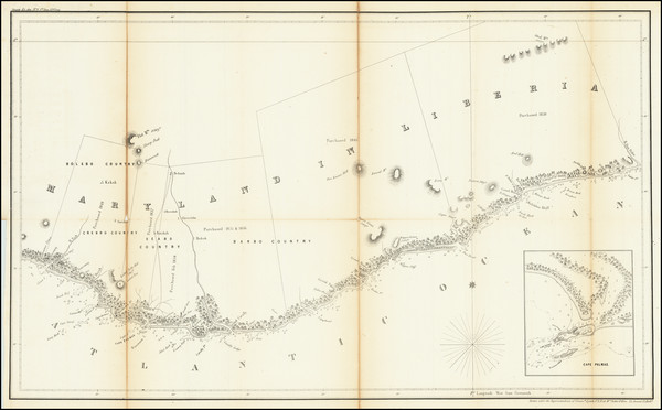 77-West Africa Map By United States Dept. of the Navy