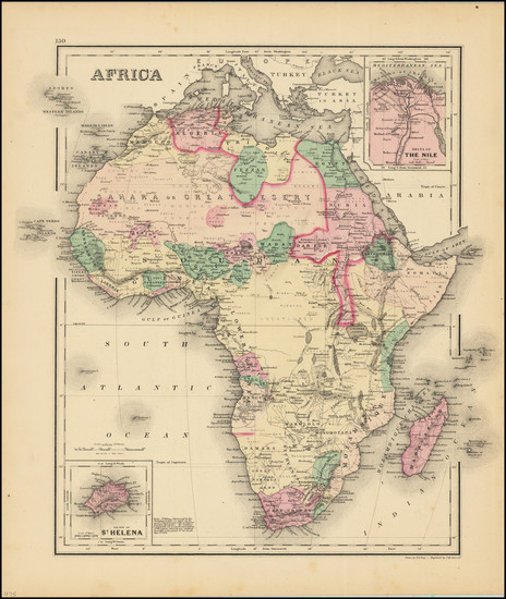 4-Africa Map By O.W. Gray