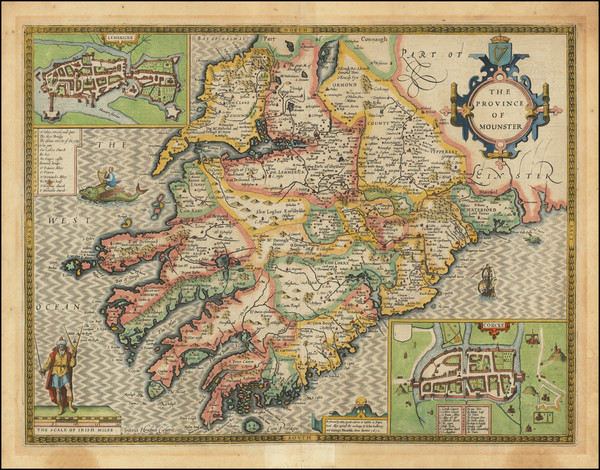 43-Ireland Map By John Speed