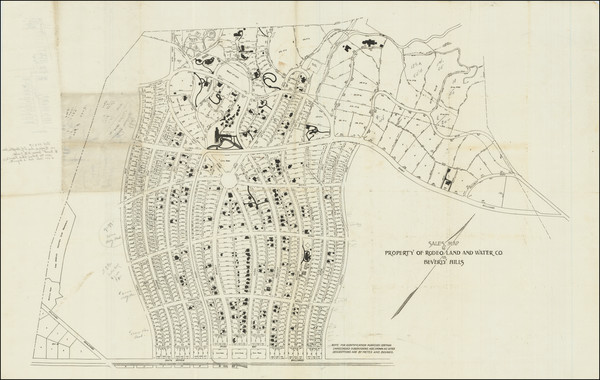 6-Los Angeles Map By Rodeo Land and Water Co.