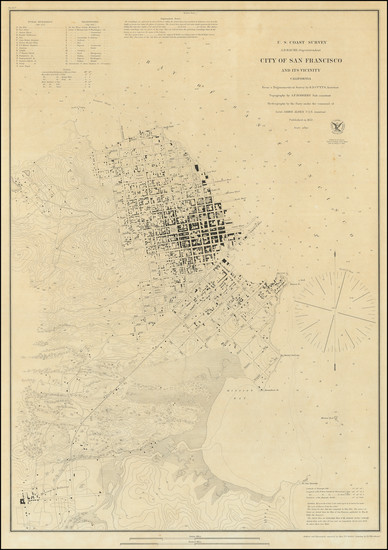 4-San Francisco & Bay Area Map By United States Coast Survey