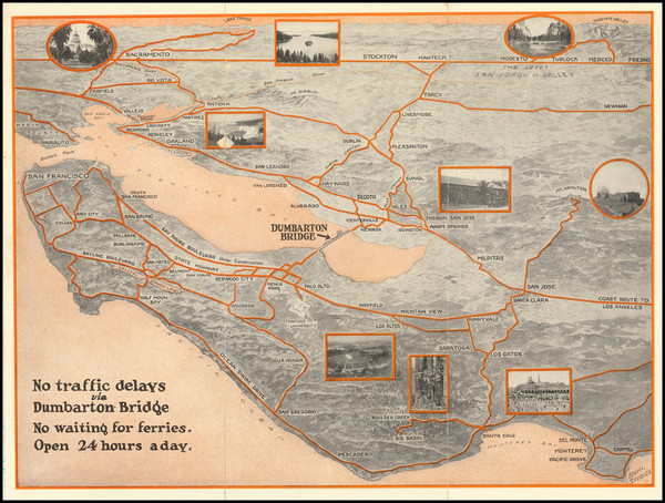 9-San Francisco & Bay Area Map By Nahl Studios