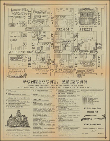 87-Arizona and Pictorial Maps Map By Anonymous