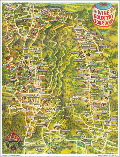 20-Pictorial Maps and California Map By Ron Morales