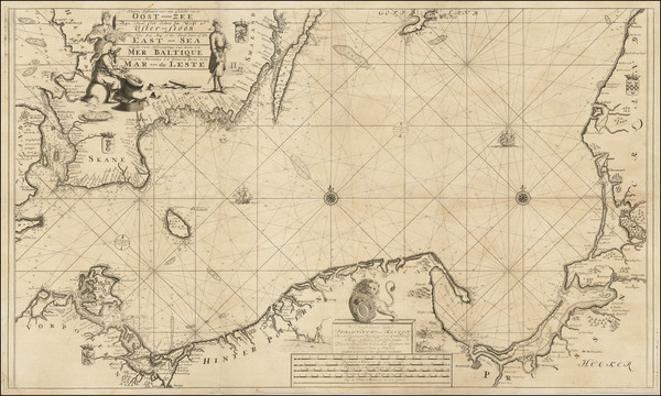 60-Poland, Baltic Countries, Scandinavia and Norddeutschland Map By Gerard Van Keulen