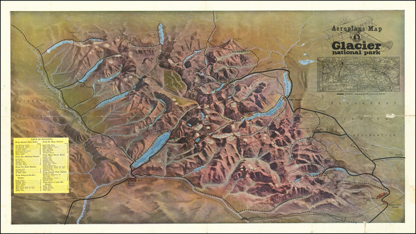 77-Montana and Pictorial Maps Map By McGill-Warner Co. / Great Northern Railway Co.