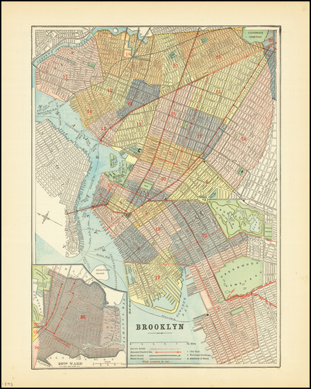 66-New York City and New York State Map By People's Publishing Co.