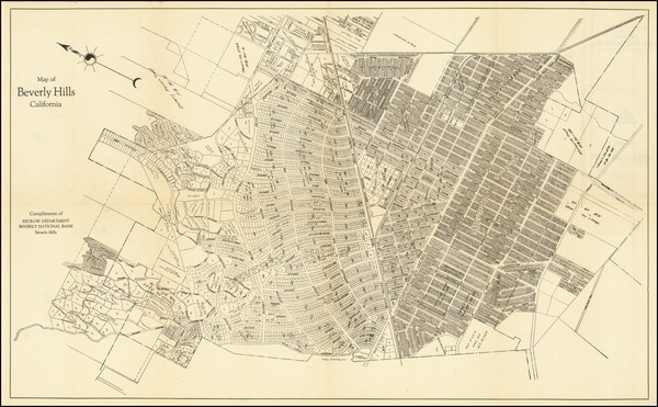 99-Los Angeles Map By Beverly National Bank