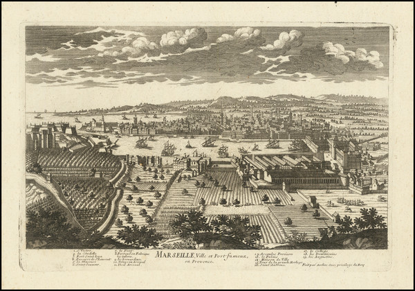 32-Sud et Alpes Française Map By Pierre Alexander Aveline