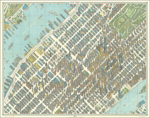 83-New York City and Pictorial Maps Map By Hermann Bollmann