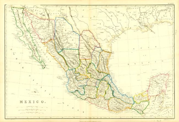 53-Southwest and Mexico Map By Blackie & Son