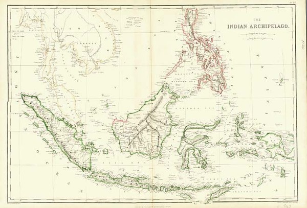 2-Asia, Southeast Asia and Philippines Map By Blackie & Son