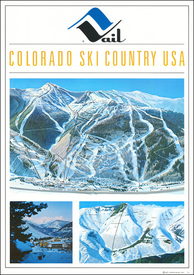 38-Colorado, Colorado and Pictorial Maps Map By Hal Shelton