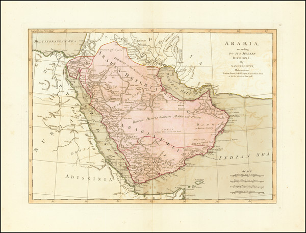 3-Middle East and Arabian Peninsula Map By Samuel Dunn