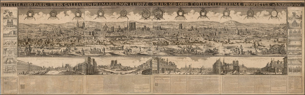 39-Paris and Île-de-France Map By Nicolas Berey / Alexis-Hubert Jaillot / Noël Cochin