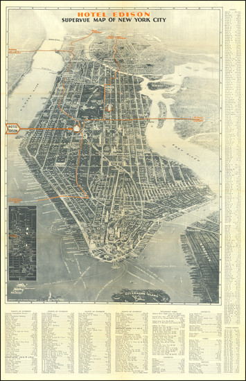 31-New York City and Pictorial Maps Map By Samuel Freedman