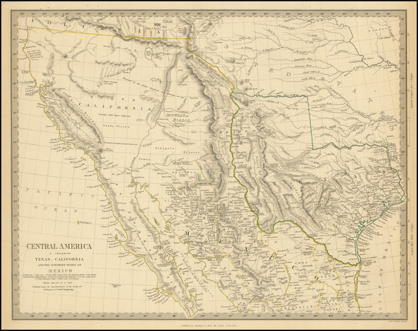 6-Texas, Southwest, Rocky Mountains and California Map By SDUK