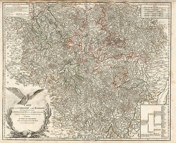 41-Europe, France and Poland Map By Gilles Robert de Vaugondy