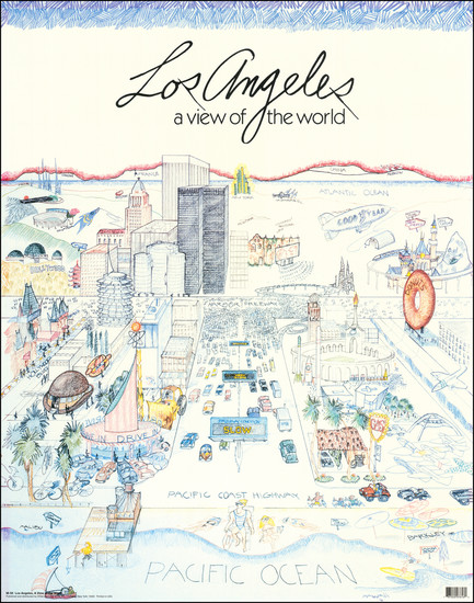 5-Pictorial Maps and Los Angeles Map By Barkley / Harvey Hutter & Co.