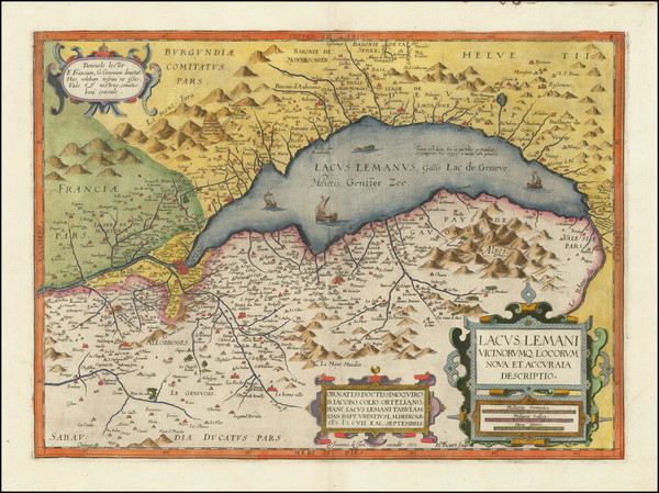 66-Switzerland and Nord et Nord-Est Map By Jean Le Clerc / Jean Picart