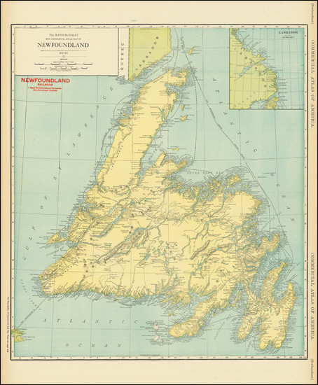 91-Canada Map By Rand McNally & Company
