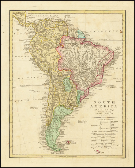61-South America Map By Robert Wilkinson