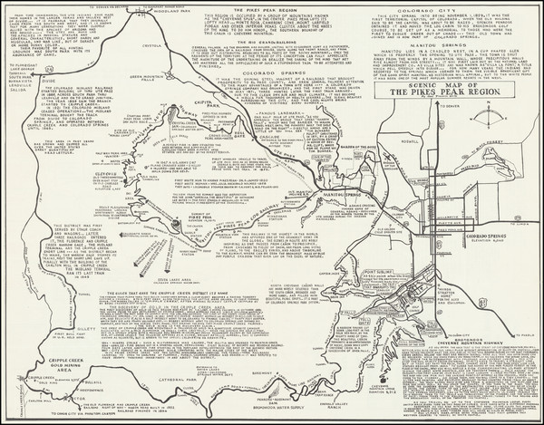 74-Colorado Map By Earl Franklin White