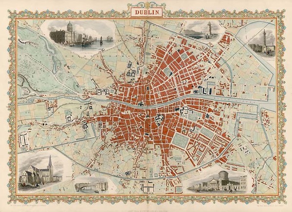 92-Ireland Map By John Tallis