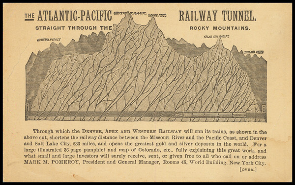 31-Colorado and Colorado Map By Atlantic & Pacific Railroad