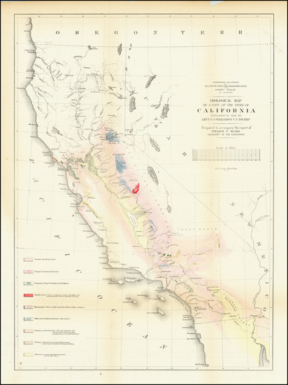 24-California Map By U.S. Pacific RR Survey