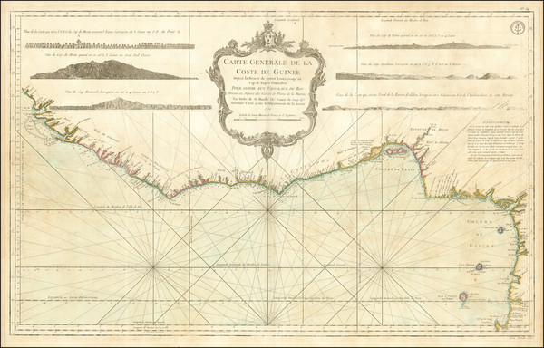 3-West Africa Map By Depot de la Marine